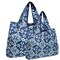 Wrapables Large & Small Foldable Tote Nylon Reusable Grocery Bags, Set of 2, Floral Mosaic
